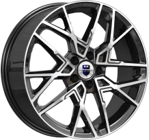K&K ВУДРОФ 18X7 PCD5*112 ET46 DIA66.6 АЛМАЗ ЧЕРНЫЙ